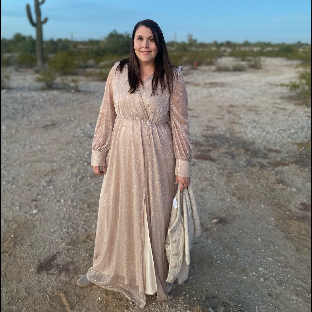 Sparkle floor length Dress